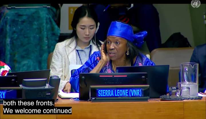 Minister Kenyeh Barlay Presents Sierra Leone’s 4th VNR at UN Forum, Showcases Progress on SDGs Implementation