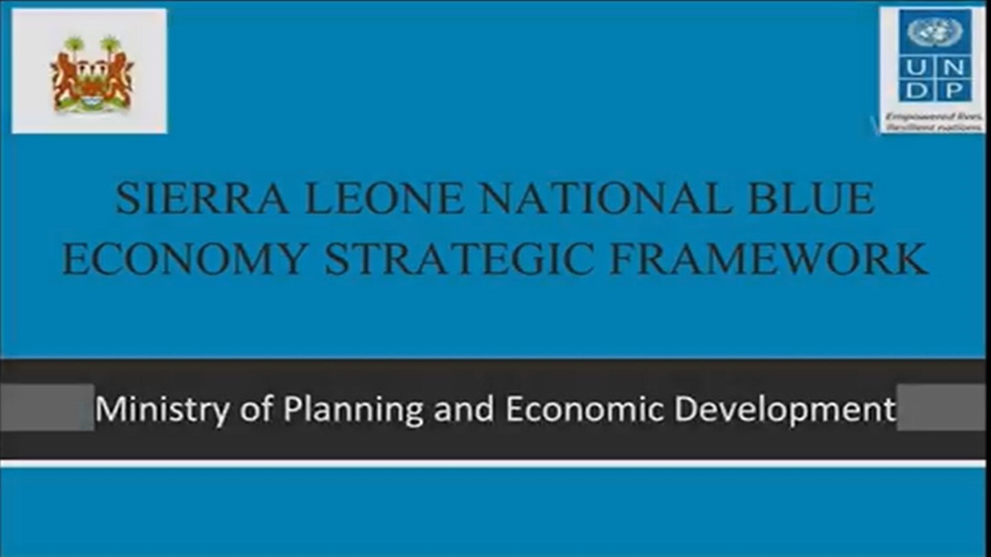 Sierra Leone National Blue Economy Strategic Framwork